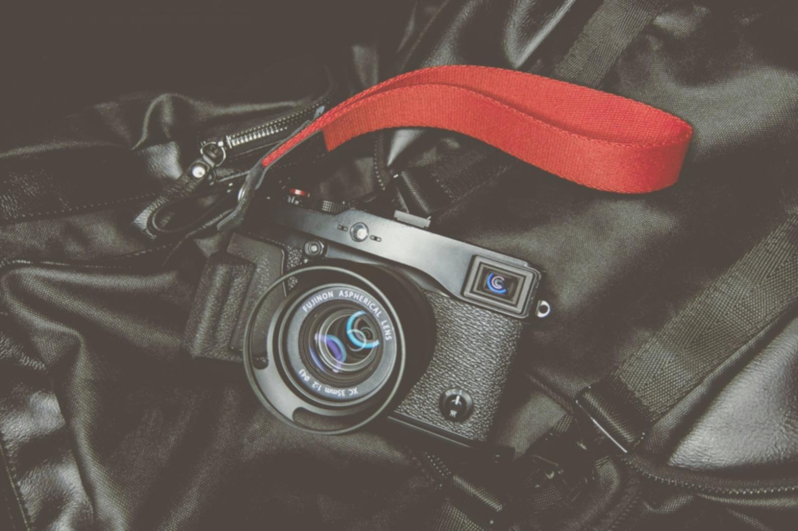 Esempio di timeline di editing video con diverse transizioni